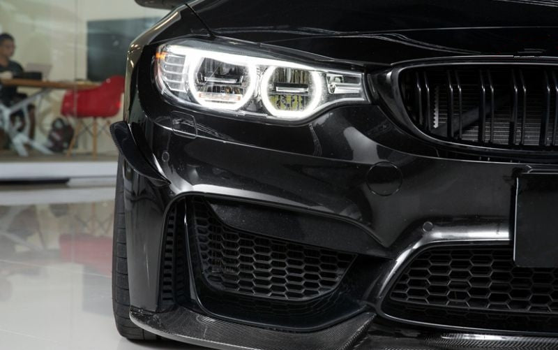 The VARIS Style Carbon Front Lip Spoiler - A Powerful example of perfection and Racing ingenuity combined with flawless carbon fibre finishing hand-finished by carbon fibre experts at our factory. This part is designed to increase downforce while also creating a more dominant stance when standing or parked. 