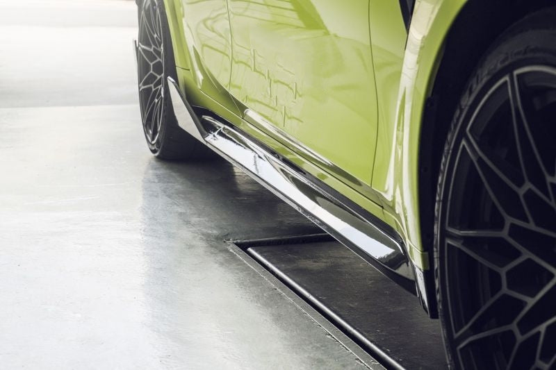 BMW G80/G82/G83 M3/M4 M Performance Style Carbon Fibre Side Skirts - Manufactured from 100% Pre-Preg Carbon Fibre to be a perfect fit for the G80/G82 M3/M4 Models. Taking inspiration from the masters of performance parts BMW with these M Performance Side Skirts, you will be able to add a unique touch to your new BMW G80/G82/G83 M3/M4. 