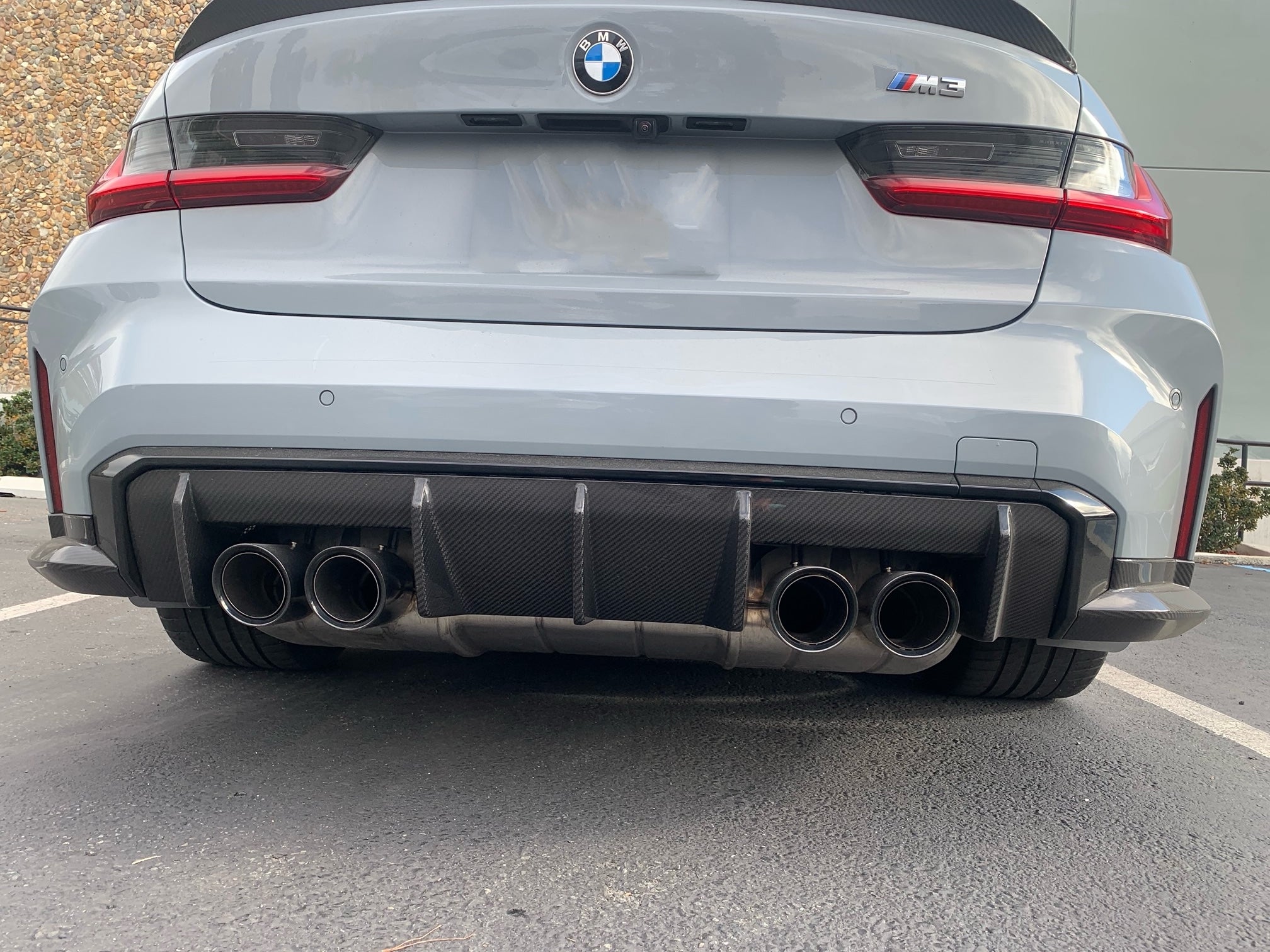 BMW G80/G82 M3/M4 M Power OEM Style Carbon Fibre Rear Diffuser - Manufactured from 100% Carbon Fibre to be a perfect fit for the G80/G82 M3/M4 Models. Taking inspiration from the masters of performance parts BMW with this OEM M Power Rear Diffuser, you will be able to add a unique touch to your new BMW G80/G82 M3/M4 Without adding the expensive M Performance exhaust system. 