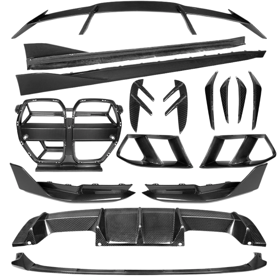 BMW M3/M4 M Performance Style Carbon Fibre Body Kit (G80/G82/G83) - Twenty Two Tuning Full Styling Kit