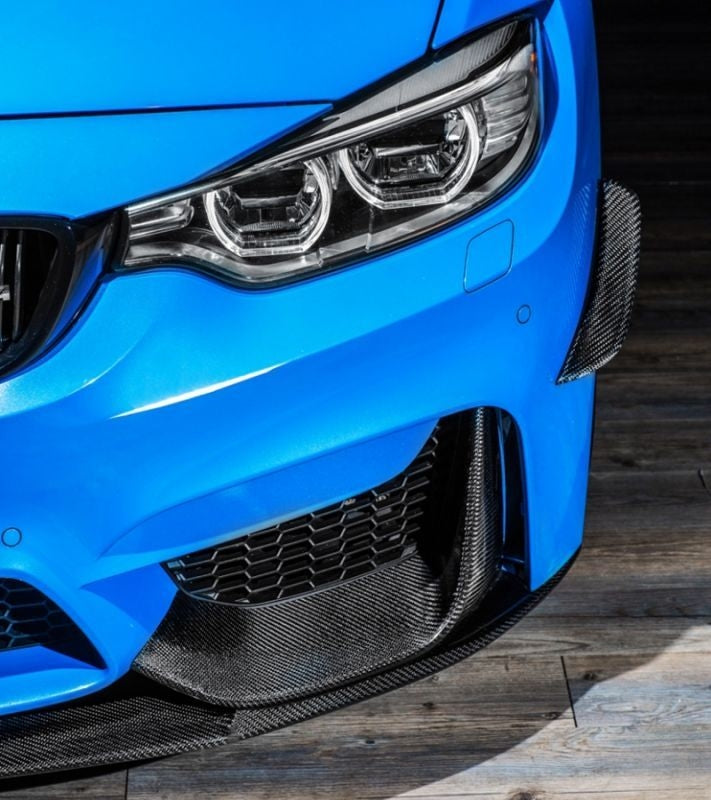 BMW M3/M4 (F80/F82/F83) M Style Carbon Fibre Front Bumper Canards