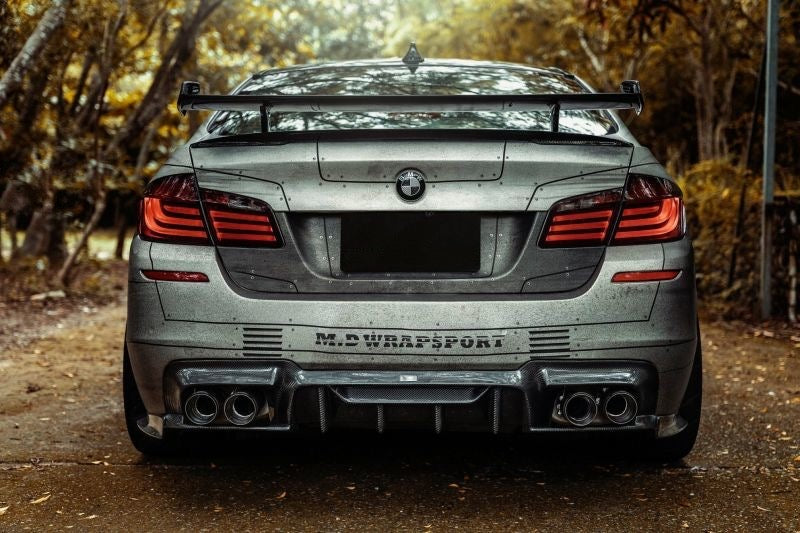 M Performance Style Carbon Rear Trunk Lip Spoiler Wing for BMW F10