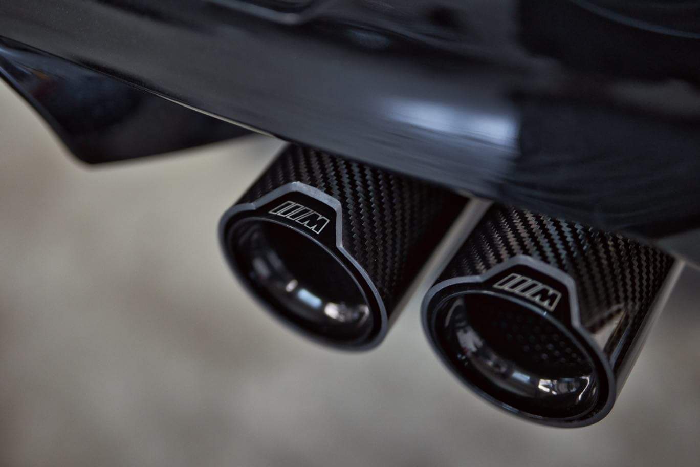 BMW M5 (F90/F90N) Black M Performance Style Carbon Fibre Exhaust Tips ...