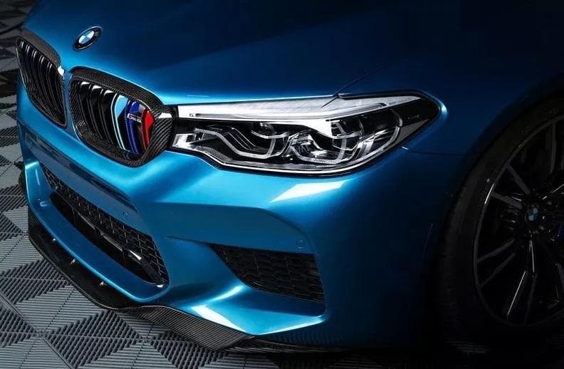 bmw-f90-m5-carbon-fibre-rkp-style-front-lip-spoiler-2018-2020.jpgRKP Style Front Lip Spoiler is Manufactured using high-quality 2*2 3K Twill Carbon Fibre. It is Created using precision moulds from OEM parts for great fitment. This Style is a front bumper Splitter Kit for the F90 M5 Model, to really bring some style to the front of your F90 M5 BMW