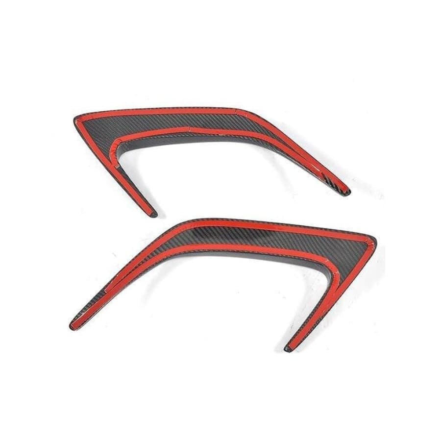 Mercedes Benz C63 Coupe (C205) Carbon Fibre Rear Bumper Canards - Manufactured from Carbon Fibre and FRP to Produce a robust product that sits perfectly on the rear bumper and adds to the aggressive flare that the C63 Coupe Model already has.