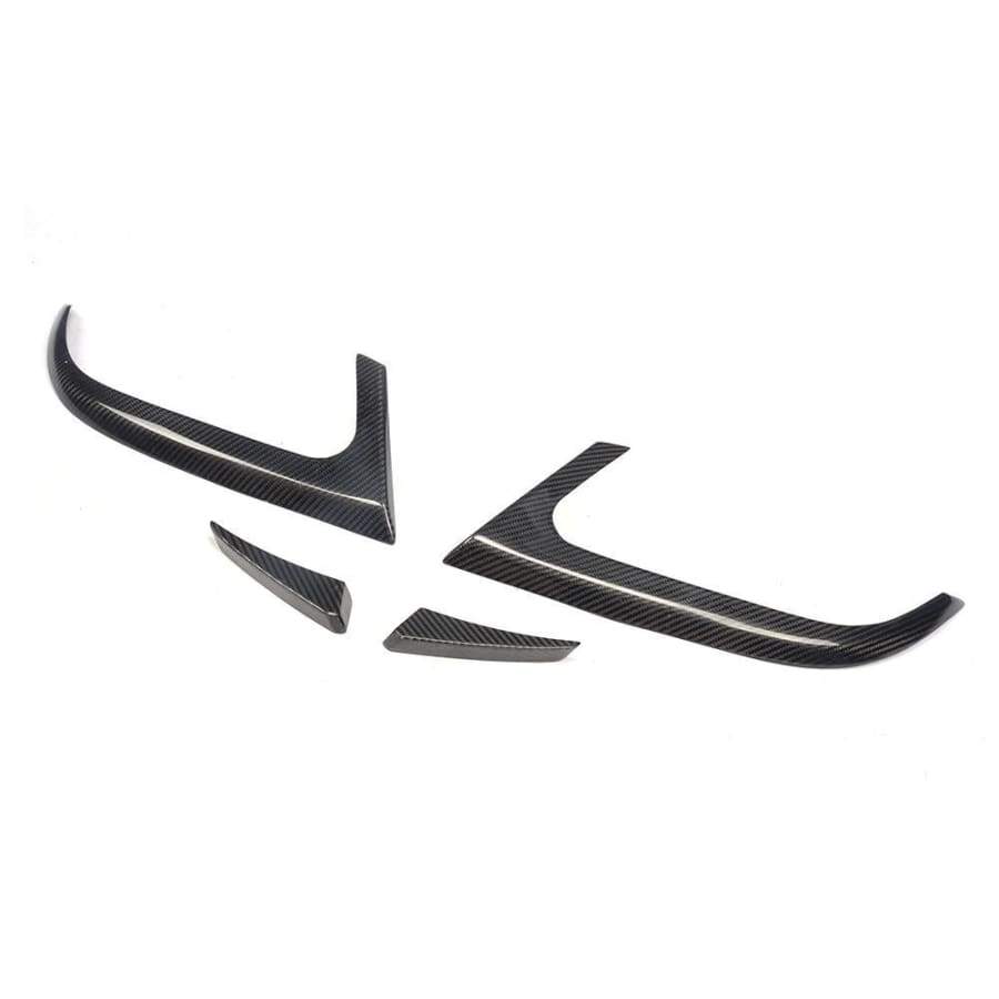 Mercedes Benz CLA-Class and CLA45 Pre-Facelift Carbon Fibre Rear Bumper Canards - Manufactured to be a perfect fit for the CLA-Class Rear Bumper. Made from 2*2 Carbon Fibre Weave with FRP. 