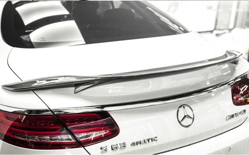 Mercedes Benz S-Class/S63/S65 (C217) Renntech Style Carbon Fibre Rear Spoiler - Twenty Two Tuning Rear Spoiler