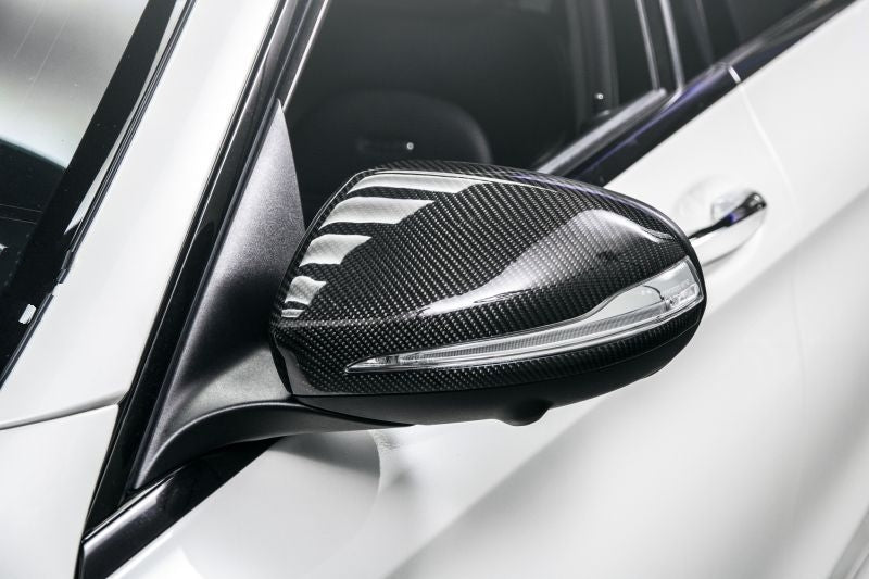  Mercedes Benz C-Class Saloon (W205), Coupe (C205) and Estate (S205) Replacement Carbon Fibre Mirror Covers - Manufactured from 2*2 Carbon Fibre Weave, these Replacement Carbon Fibre Mirror Covers add a touch of class to one of the most prestigious Mercedes Models with the C-Class and C63 Full Replacement Carbon Fibre Mirror Covers you can be sure that your C-Class will stand apart from the rest. 