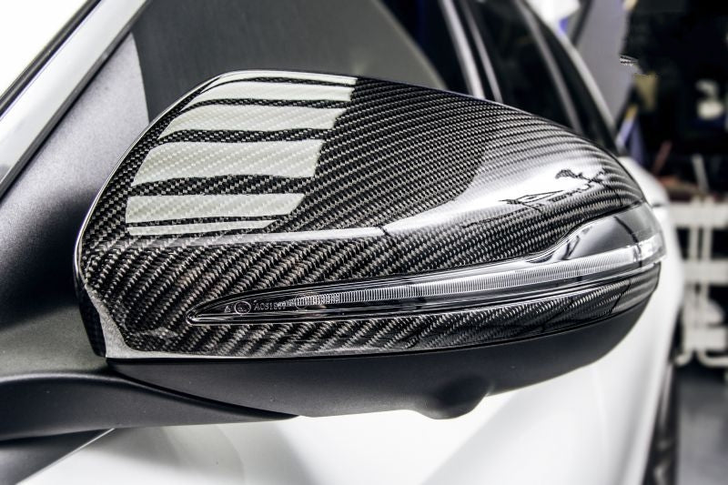  Mercedes Benz GLC-Class/GLC43 and GLC63 (W253/X253) Replacement Carbon Fibre Mirror Covers - Manufactured from 2*2 Carbon Fibre Weave, these Replacement Carbon Fibre Mirror Covers add a touch of class to one of the most prestigious Mercedes Models with the GLC-Class Full Replacement Carbon Fibre Mirror Covers you can be sure that your GLC-Class will stand apart from the rest. 