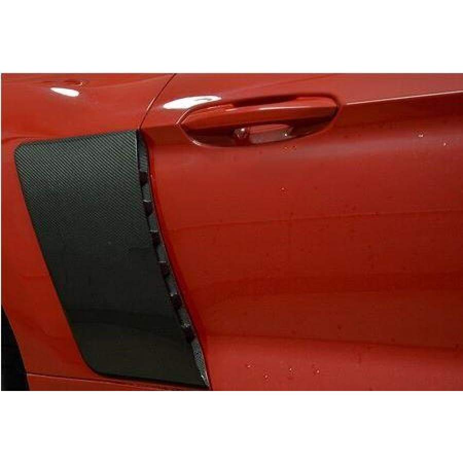 Mustang Mk6 Pre-facelift Carbon Fibre Side Blade Trims - Designed to add a new kind of style to your aggressive-looking mustang while also providing the added benefit of protecting your paintwork from knocks and bangs from inconsiderate drivers. This product is designed from the OEM side blades and is manufactured with Real Carbon fibre 2*2 3K Twill weave with FRP for added strength and shape