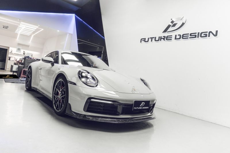 Porsche 992 Carrera - Future Design style carbon Frontlippe