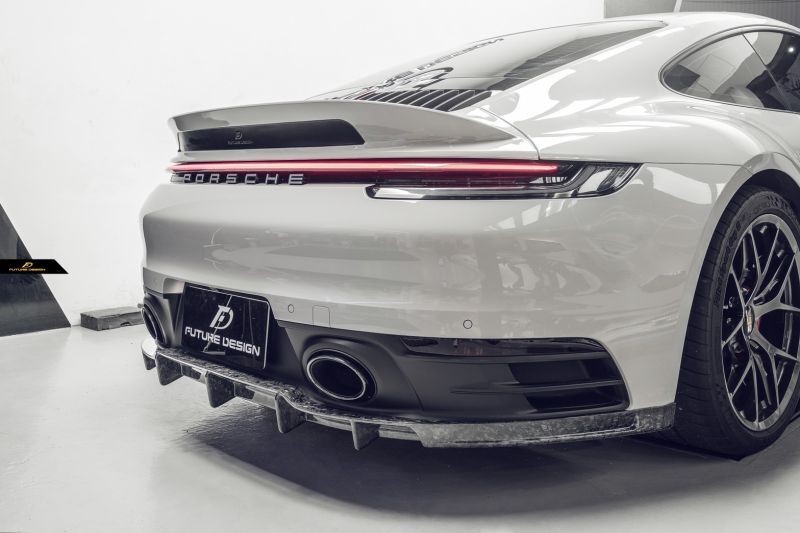 Porsche Carrera (992/911) Diffuseur arrière en fibre de carbone Future Design