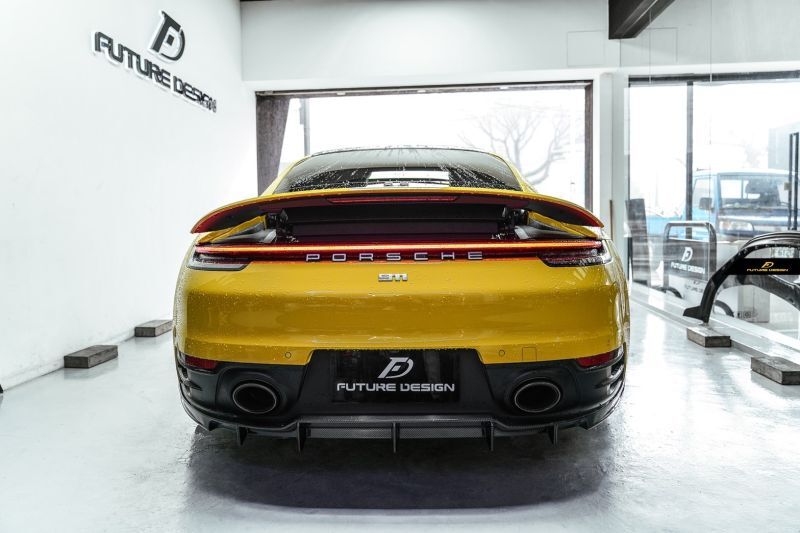 Porsche Carrera (992/911) Future Design Carbon Fibre Rear Diffuser