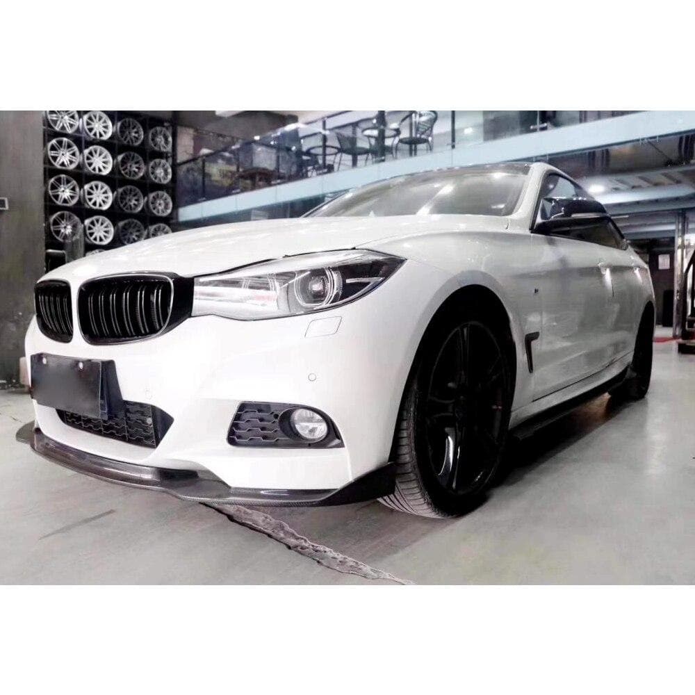 BMW 3 Series GT (F34) 3D Design Style Carbon Fibre Front Lip Spoiler