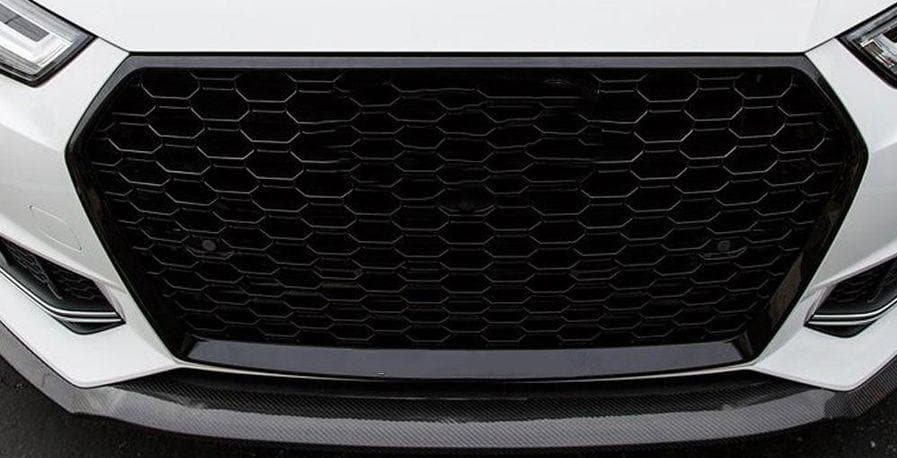 Audi A4/S4 (B9) RS4 Style Gloss Black Honeycomb Front Grille