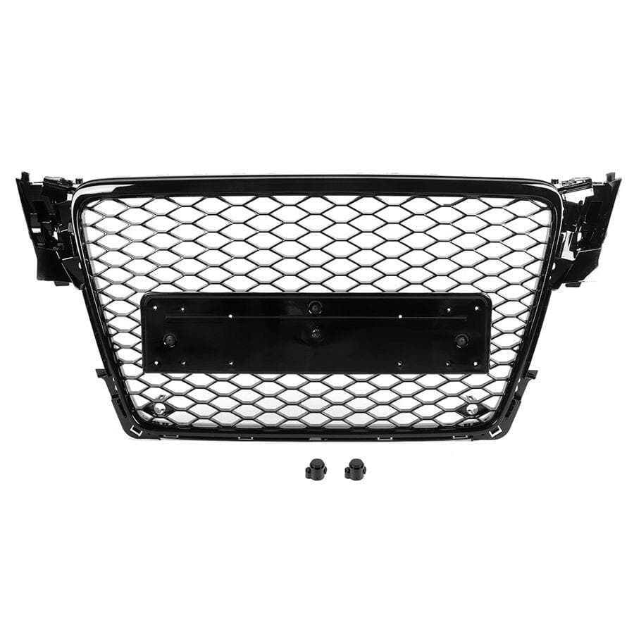 Audi A4/S4 (B8) RS4 Style Gloss Black Honeycomb Front Grille