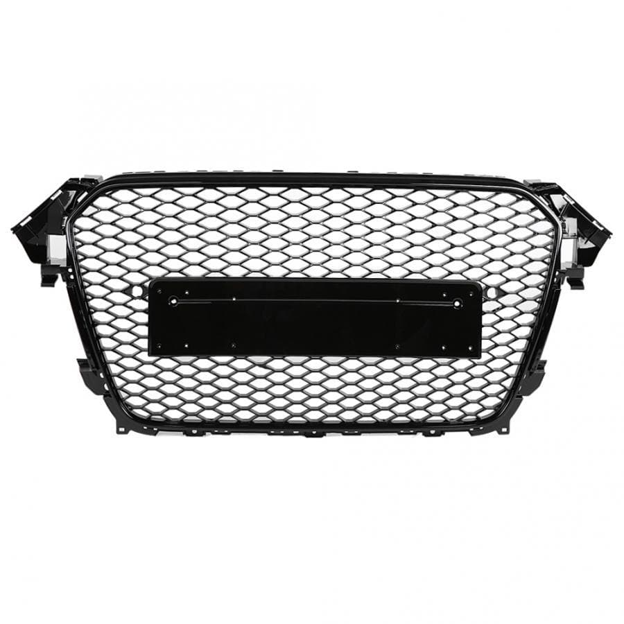 Audi A4/S4 (B8.5) RS4 Style Gloss Black Honeycomb Front Grille