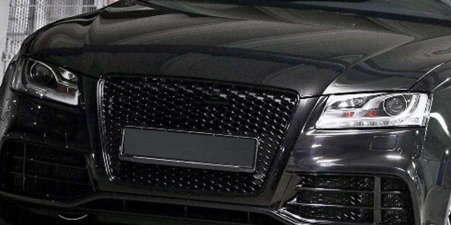 Audi A5/S5 (B8) Pre-facelift RS5 Style Gloss Black Honeycomb Front Grille