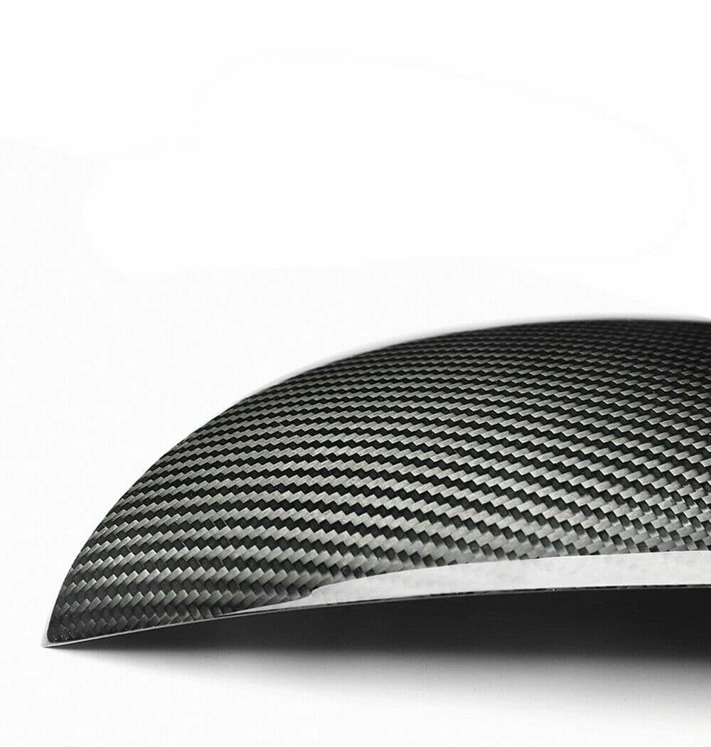 Porsche 718 Cayman/Boxter S/GTS Carbon Fibre Stick On Mirror Covers - Manufactured From 2*2 Carbon Fibre Weave. This product adds to the class of the Boxter and Cayman series that Porsche brought to us. With add-on carbon fibre mirror covers that are manufactured from 100% Real Carbon Fibre, you can be sure that Quality was the main priority with this product.