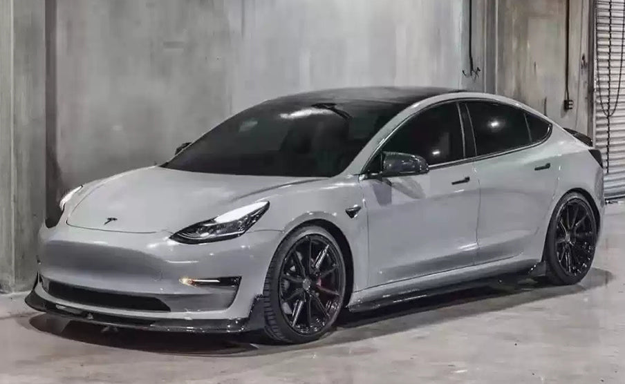 Kaufe Für Tesla Modell 3 Modell Y 2019-2022 Carbon Faser Matte