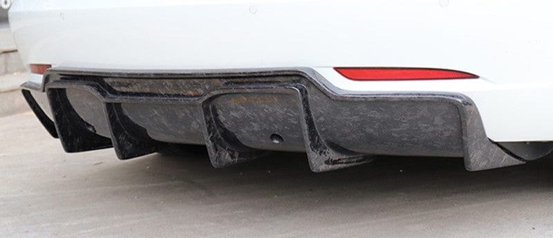 Tesla Model 3 (5YJ3) Vorsteiner Style Carbon Fibre Rear Diffuser - Twenty Two Tuning Rear Diffuser