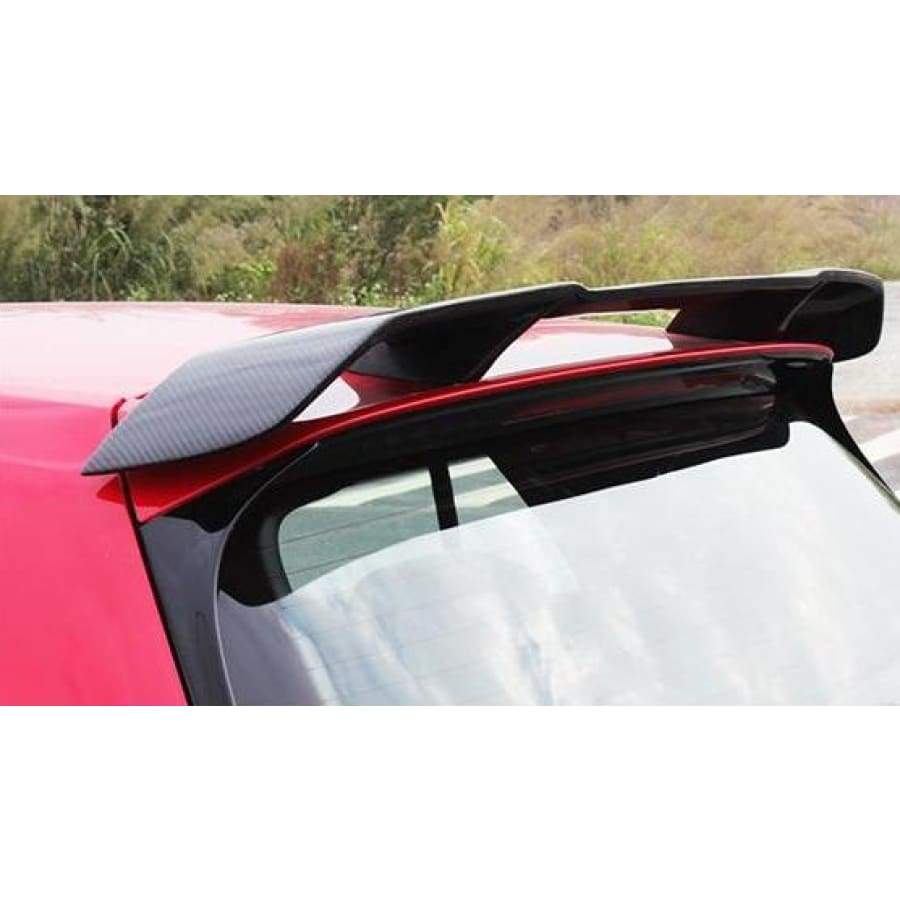Volkswagen Golf Mk7/Mk7.5 Revosport Style Carbon Fibre Rear Roof Spoiler - For the VW Golf SE, VW Golf GTI/GTD and VW Golf R Models. This Revosport Inspired Rear Spoiler is one of the more outlandish spoilers we offer for the Mk7 Golf Models with its lifted feature bringing the downforce into play, this spoiler is highly recommended in the Golf Community. 